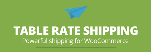 Table Rate Shipping